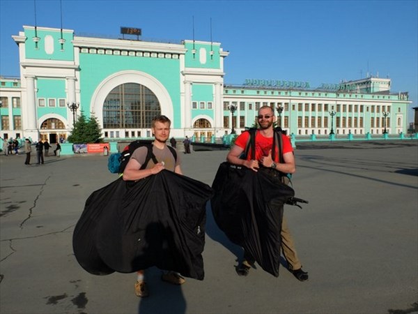 Конец похода в Новосибирске.